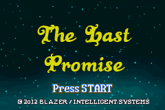 The Last Promise (v2.1) Easy Mode Title Screen